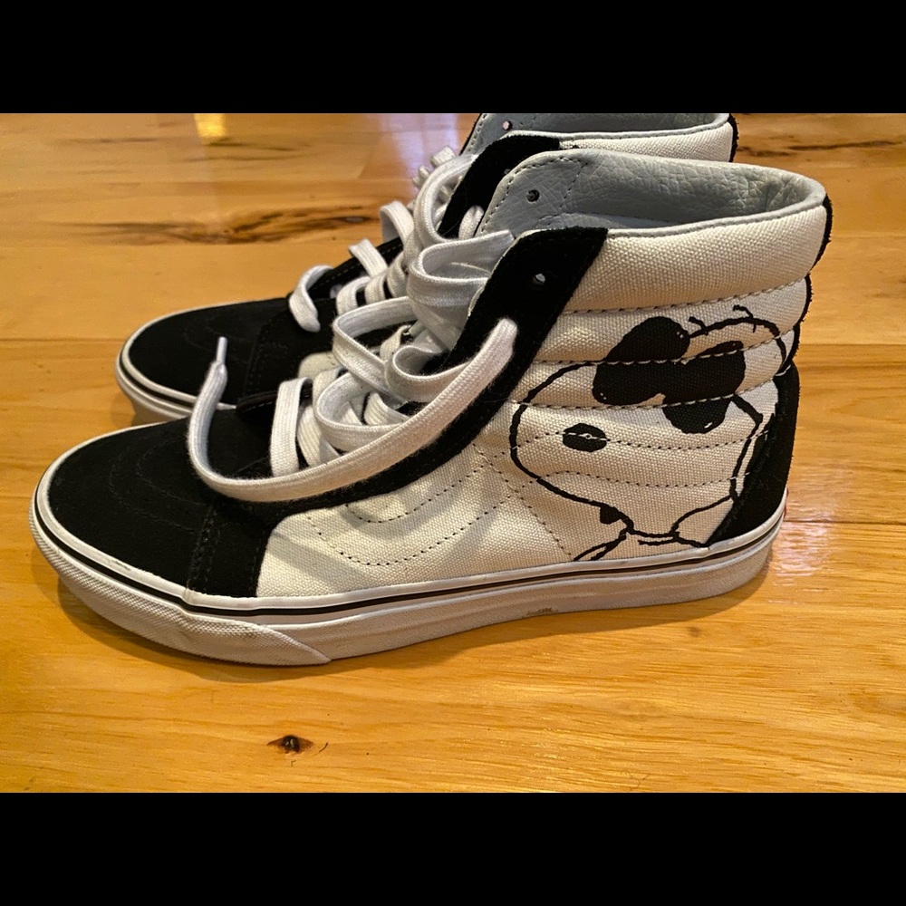 Vans Boys SK8-Hi Peanuts Sneakers size 7